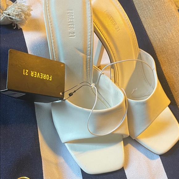 Forever 21 Shoes - Forever 21 Elegant White Heels